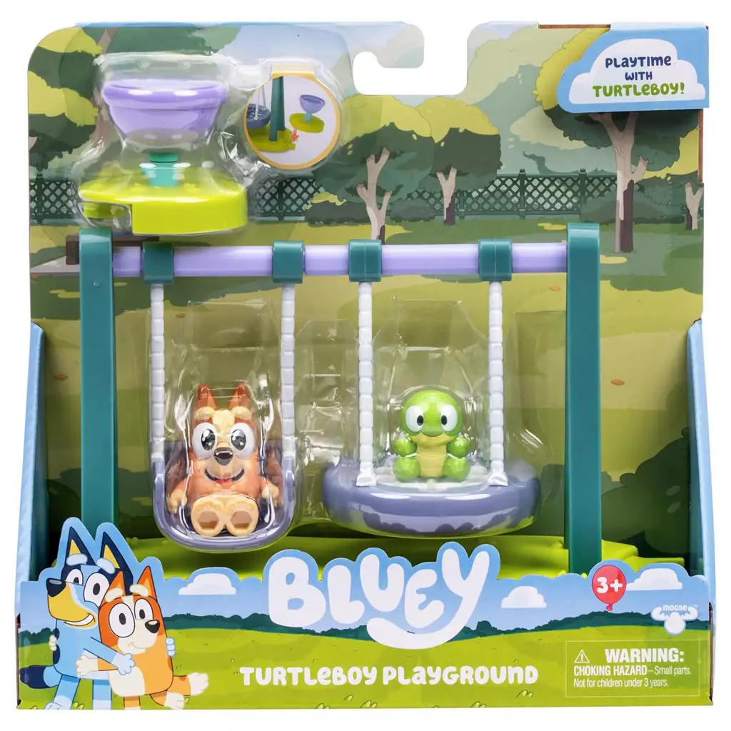 Bluey: Igralište set s Bingom i figuricom kornjače