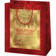 "Boldog Karácsonyt" natpis, normalne veličine, ekskluzivna poklon torba 11x6x15cm