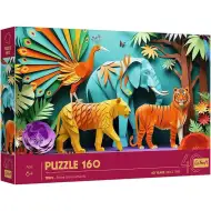 40. obljetnica - Paper Art: Džungla, puzzle od 160 dijelova - Trefl