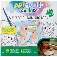 ARTivity: Životinje – akvarelna bojanka s kistom – Carioca