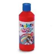 Akrilna boja 250 ml crvena - Carioca