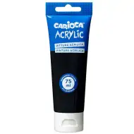 Akrilna boja 75ml crna - Carioca