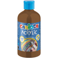 Akrilna boja smeđe boje 250 ml - Carioca
