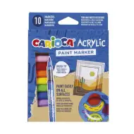 Akrilni marker 10-komadni set - Carioca