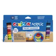 Akrilni marker 18-komadni set - Carioca