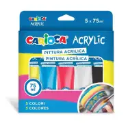 Akrilni set boja 5x75ml - Carioca