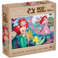 Ariel dva svijeta 2 u 1, Eco mini slagalica od 48 dijelova i bojanka 35x25 cm - Lisciani