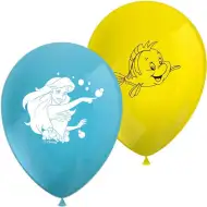Ariel mala sirena uzorak lateks baloni set od 8 komada