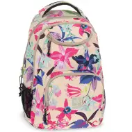 Ars Una: Beach flowers cvjetni AU-6 školska torba, ruksak 34x45x26 cm