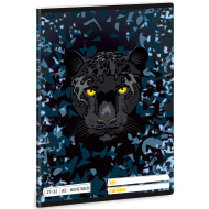 Ars Una: Black Panther bilježnica s kvadratićima A/5 27-32