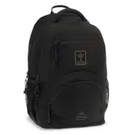 Ars Una: Cordura crna ergonomska školska torba, ruksak 33x45x24 cm