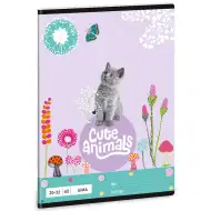 Ars Una: Cute Animals - Kitten bilježnica s mačkama A/5