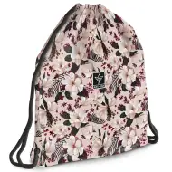Ars Una: Flowery Pink cvjetna tinejdžerska torba za teretanu, sportska torba 37,5x46cm