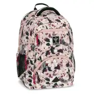 Ars Una: Flowery Pink cvjetni ergonomski školski ruksak, 33x45x24cm