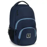 Ars Una: Navy tamnoplava AU-2 školska torba, ruksak 32x46x22cm
