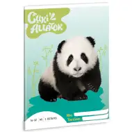 Ars Una: Slatke životinje - Panda bilježnica za 2. razred, A/5 linije