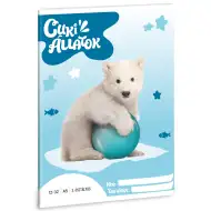 Ars Una: Slatke životinje - Polarni medvjed, bilježnica s crtama za 3. razred, A/5