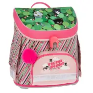 Ars Una: Think Pink kompaktna ergonomska školska torba s magnetskim zatvaračem, ruksak 33x41x24 cm