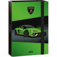 Ars Una: Zelena kutija za bilježnice s motivom Lamborghinija A4
