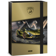 Ars Una: Žuta kutija za bilježnice A4 s motivom Lamborghinija