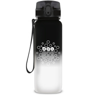 Ars Una: boca bez BPA s prijelazom boja, mat - 800 ml - crno-bijela