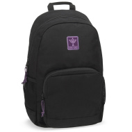 Ars Una: djevojački crno-ljubičasti Cordura školski ruksak AU-14 32x51x25cm
