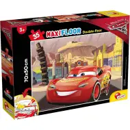 Auta 2 u 1 maxi puzzle od 35 dijelova i bojanka 70x50 cm - Lisciani