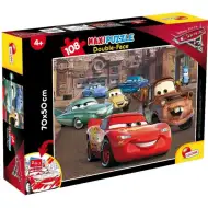 Auta 2 u 1, puzzle od 108 dijelova i bojanka 70x50 cm – Lisciani