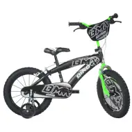 BMX crno-zelene dječji bicikl veličine 14 - Dino Bikes bicikl
