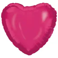 Balon od folije u obliku srca – fuksija 46 cm