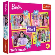 Barbie 4 u 1 slagalica - Trefl