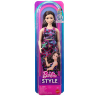 Barbie Fashionista Prijateljice stilska modna lutka u haljini s uzorkom zvijezda - Mattel
