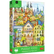 Barcelona u ponoć, puzzle od 1000 komada, Premium plus kvaliteta - Trefl