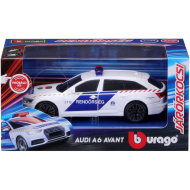 Bburago: Audi A6 mađarski policijski automobil sa sirenom 1/43