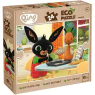 Bing i Flop peku kolačiće, 24-dijelna Eco slagalica 70x50 cm - Lisciani