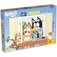 Bluey 2 u 1, slagalica od 24 dijela i bojanka 50x35 cm - Lisciani