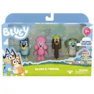 Bluey: Bluey i prijatelji set od 4 igračke-figurice