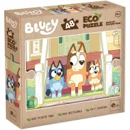 Bluey psići na stepenicama 2-u-1, Eco mini slagalica od 48 dijelova i bojanka 35x25 cm - Lisciani