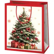Cardex: Božićno drvce s poklonima srednje velika poklon vrećica 17x10x23 cm