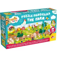 Carotina baby: Panoramska bebi slagalica 24 dijela - Farma - Lisciani