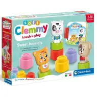Clemmy Mekani set igračaka - slatke mekane životinje - Clementoni
