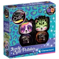 Crazy Chic: Lovely Nail lak za nokte s četkicom u obliku životinje, set od 2 komada - Clementoni