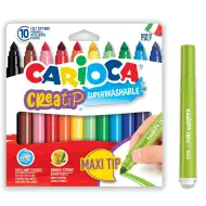 Creatip 10 komada maxi flomaster set - Carioca