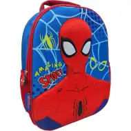 Čudesni Spider-Man 3D zaobljeni školski ruksak, 26x10x32cm