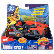 DC Robin akcijska figura s motociklom i lansirajućim raketama – Mattel