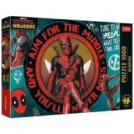 Deadpool Kaos, šala i katane 1000-dijelna Premium plus quality slagalica - Trefl