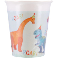 Dino party papirnate čaše, set od 8 kom., 200 ml