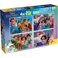 Disney Encanto 2 u 1 maxi slagalica 4x48 komada i bojanka 35x25cm - Lisciani