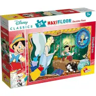 Disney Pinokio 2 u 1 maxi slagalica od 24 dijela i bojanka 70x50 cm - Lisciani