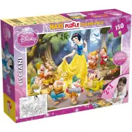 Disney Snjeguljica 2 u 1 maxi slagalica od 150 dijelova i bojanka 70x50 cm - Lisciani